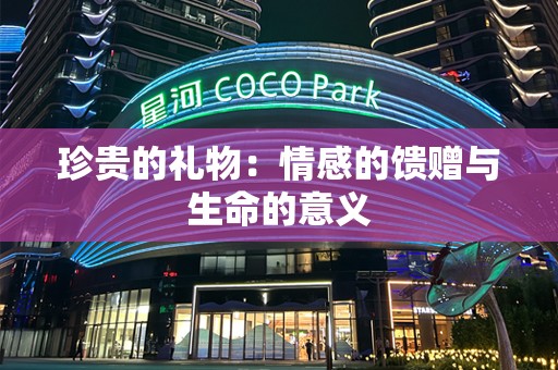 珍贵的礼物：情感的馈赠与生命的意义