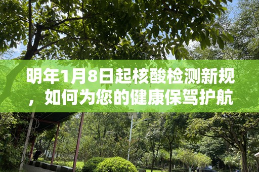 明年1月8日起核酸检测新规，如何为您的健康保驾护航