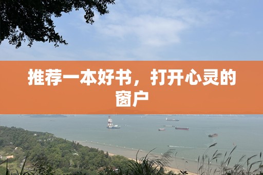 推荐一本好书，打开心灵的窗户