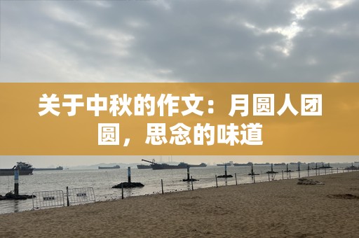 关于中秋的作文：月圆人团圆，思念的味道