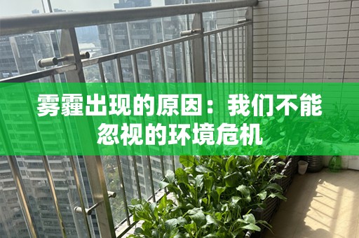 雾霾出现的原因：我们不能忽视的环境危机