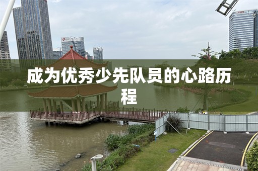 成为优秀少先队员的心路历程