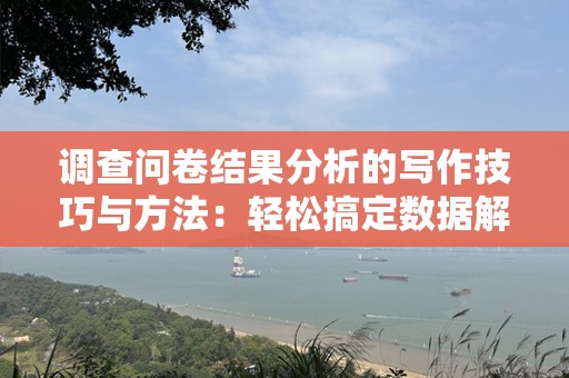 调查问卷结果分析的写作技巧与方法：轻松搞定数据解读