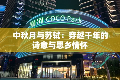 中秋月与苏轼：穿越千年的诗意与思乡情怀
